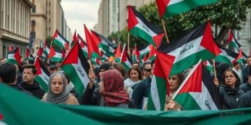 Procesos legales relacionados con activismo pro-palestino