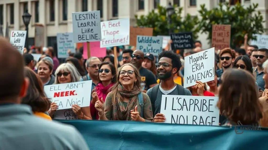 Protestas públicas a nivel nacional programadas para abril de 2025