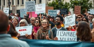 Protestas públicas a nivel nacional programadas para abril de 2025