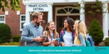 Vales que cubren la matrícula de escuelas privadas