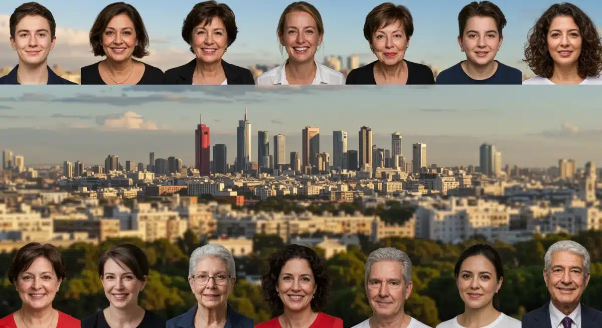 Ciudadanos españoles debatiendo el futuro del país, simbolizando la diversidad de opiniones y el impacto social de las próximas elecciones.