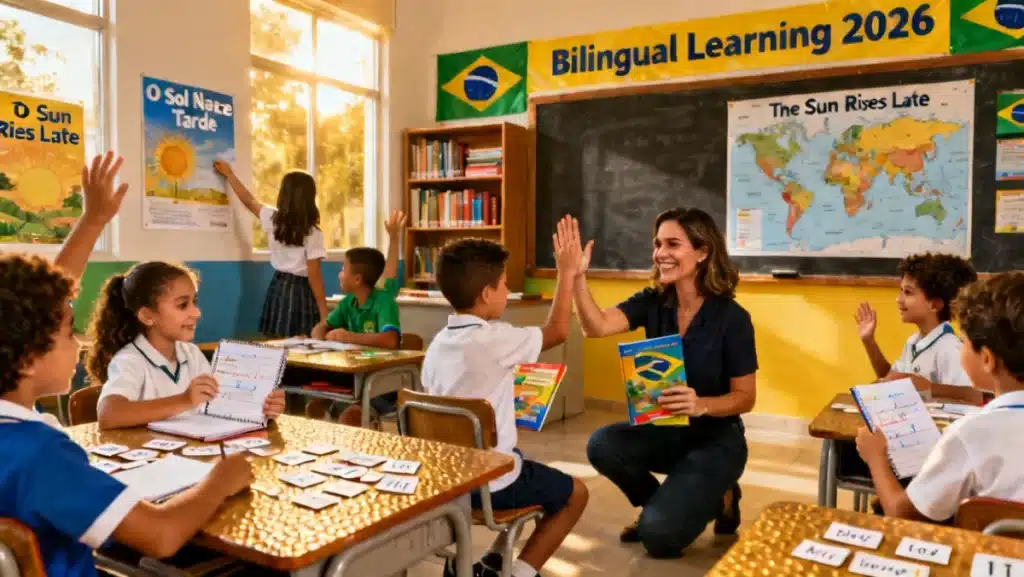 Ensino Bilíngue Brasil 2026: Crescimento e Benefícios nas Escolas Privadas