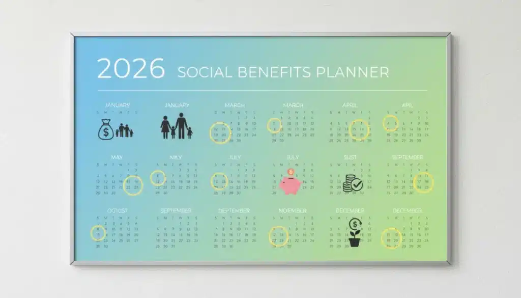 Calendário de Pagamento 2026: Benefícios Sociais Detalhados