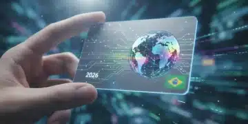 Cartão do Benefício 2026 em destaque, com detalhes de segurança e design moderno.