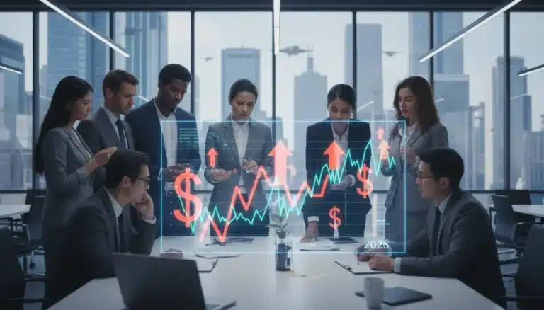 People analyzing economic data for 2026 inflation impact