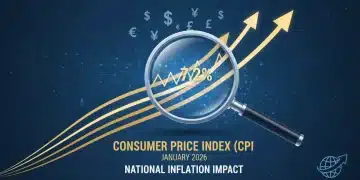 Economic chart showing 3.1% inflation rate from January 2026 CPI report