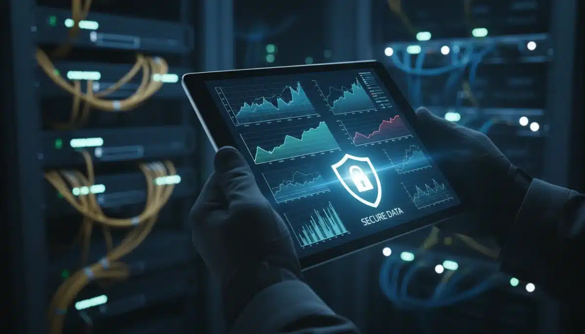 Cybersecurity professional analyzing network threats