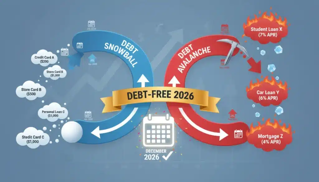 Debt Snowball vs. Avalanche 2026: Pay Off Debt Faster