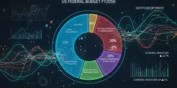 Infographic showing federal budget allocation for 2026 with an 8% cut in specific sectors.