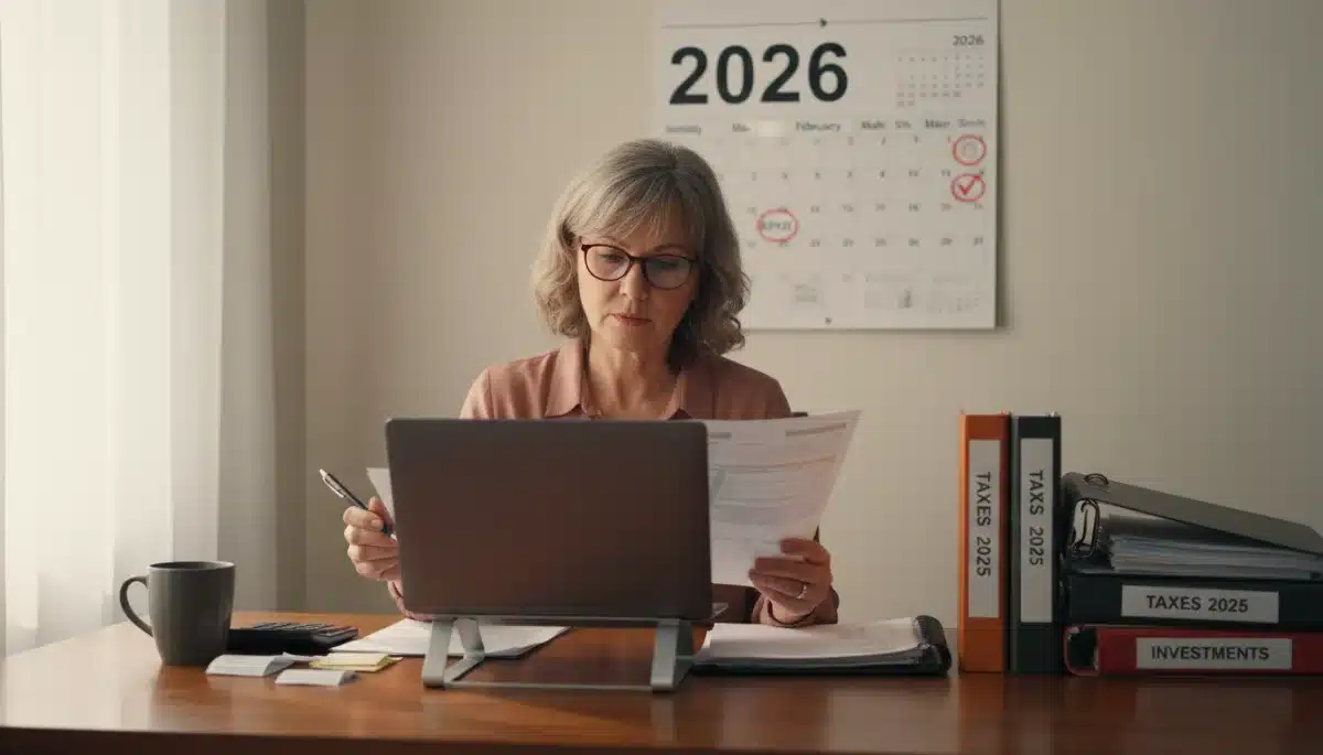 Homeowner reviewing tax documents for 2026 state tax credit eligibility