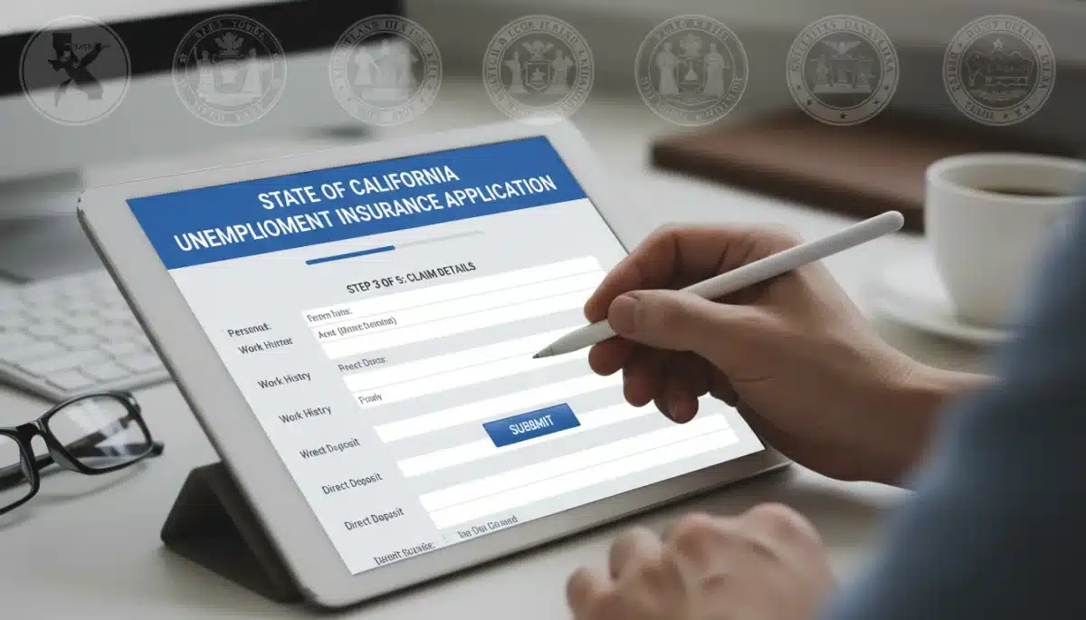 Online application for state unemployment benefits