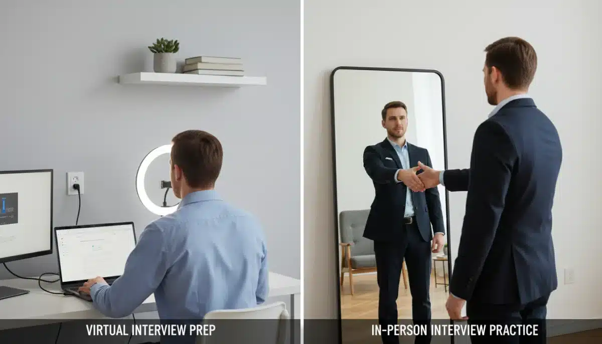 Preparing for both virtual and in-person interviews